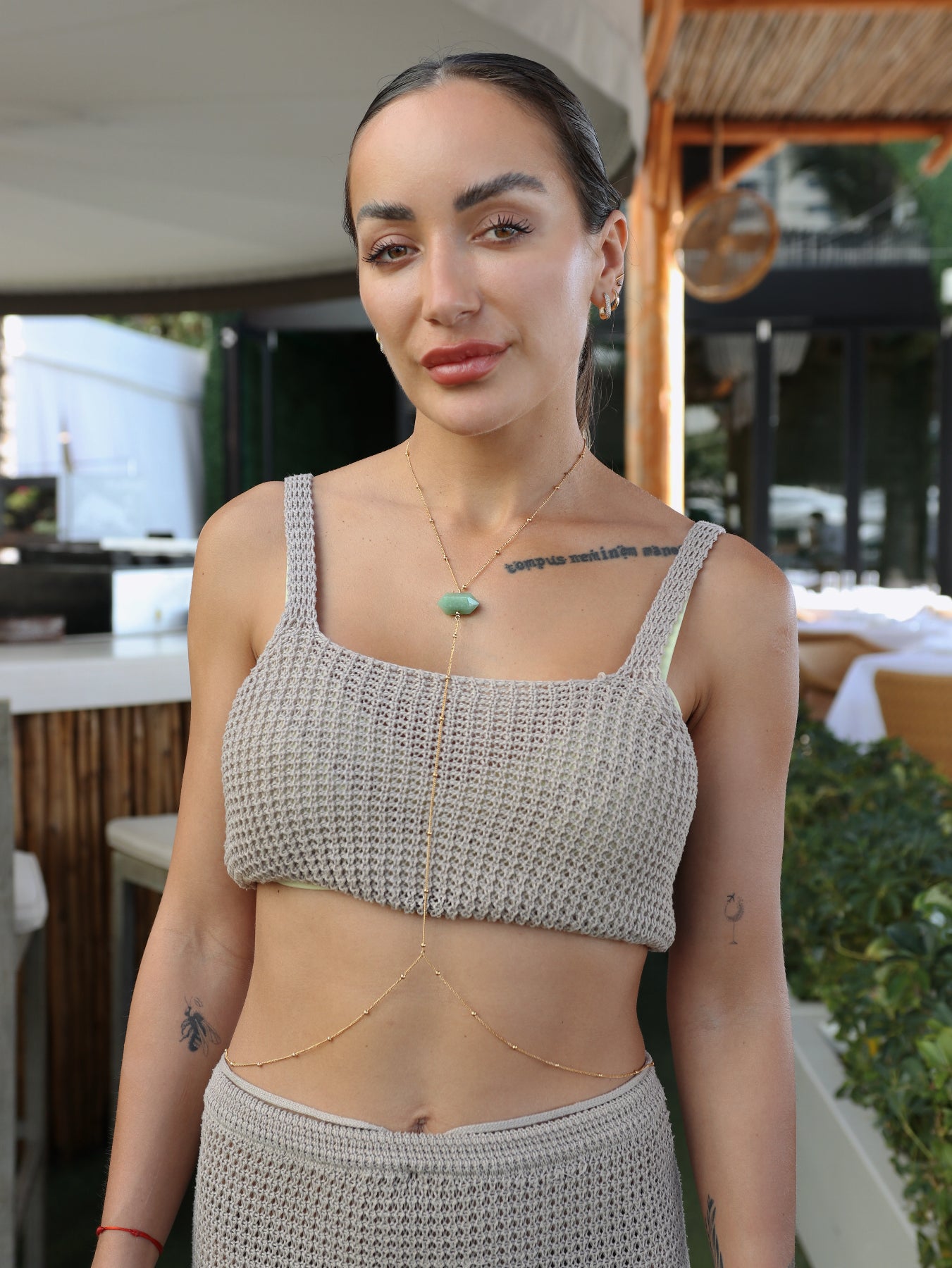 Green Fairy Aventurine body chain