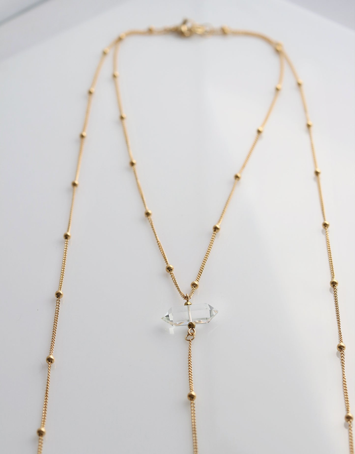 Alchemist body chain with Crystal Quartz