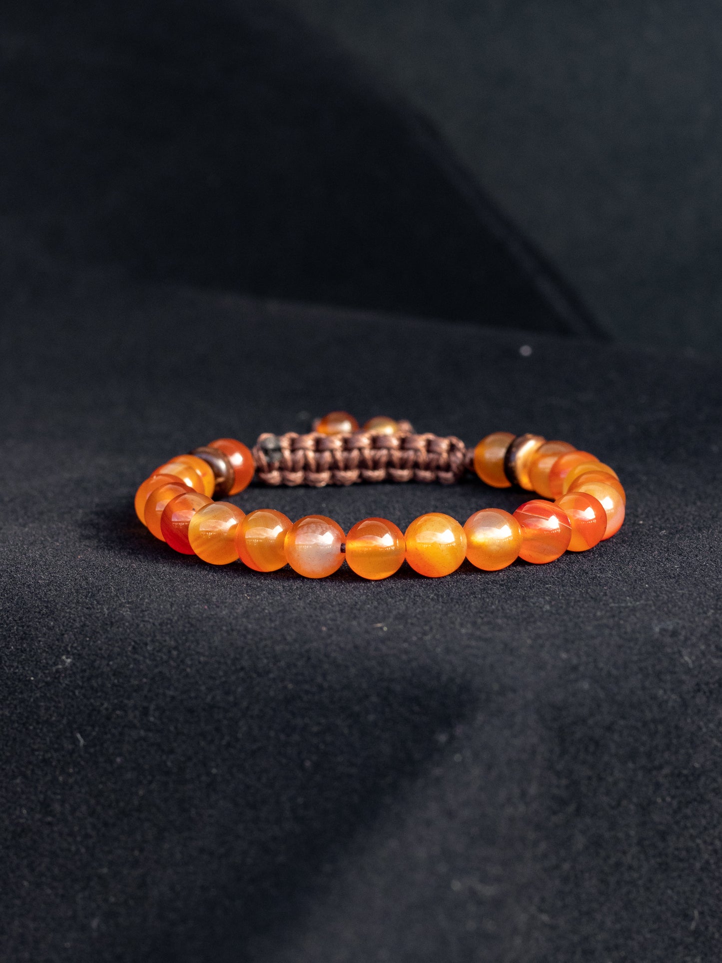 Carnelian Men Beaded Bracelet, High Quality Gemstone Jewelry, Anniversary Gift for Husband, Passion Creativity Crystal, Sacral Chakra