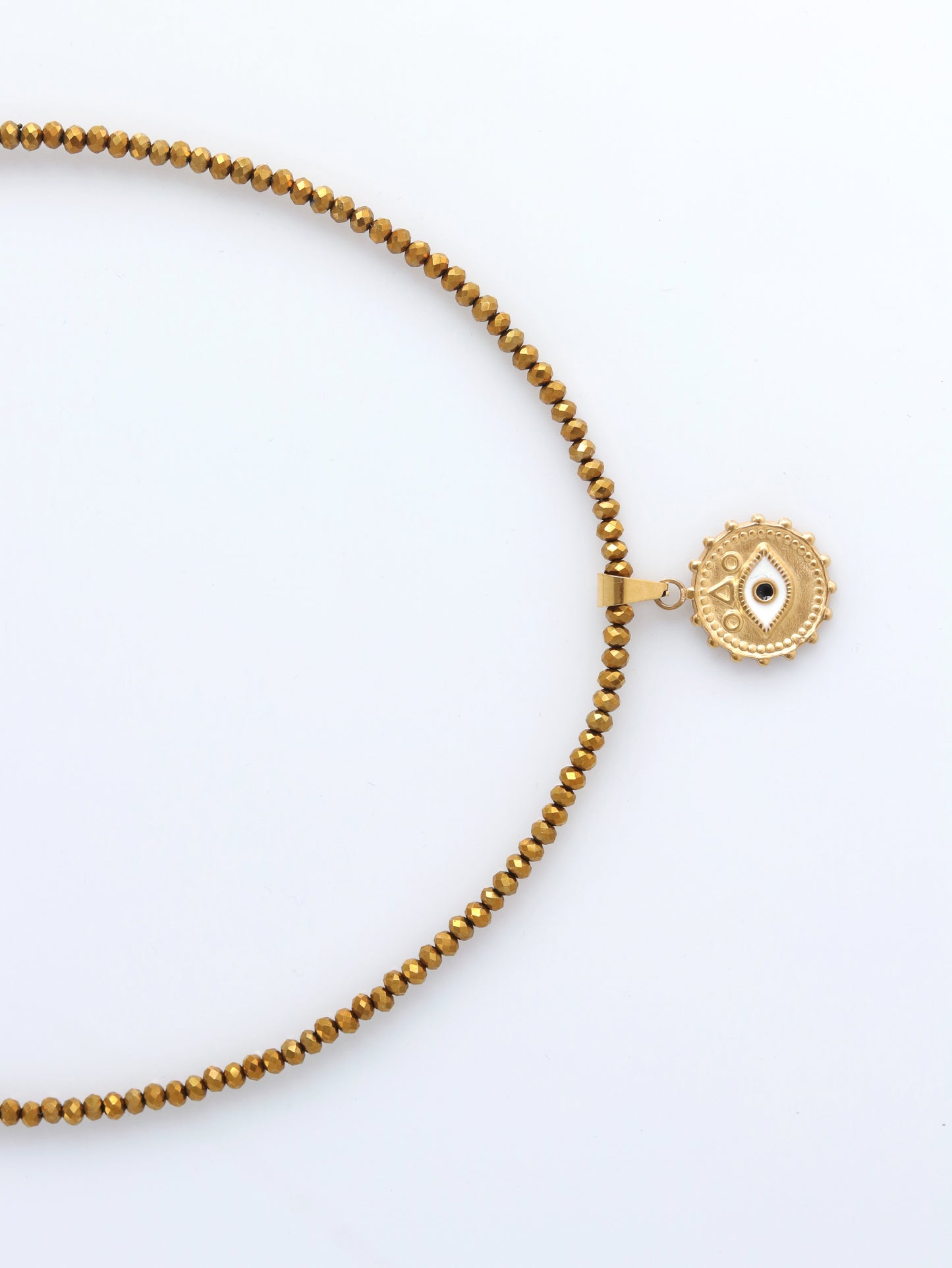 Golden Eye necklace