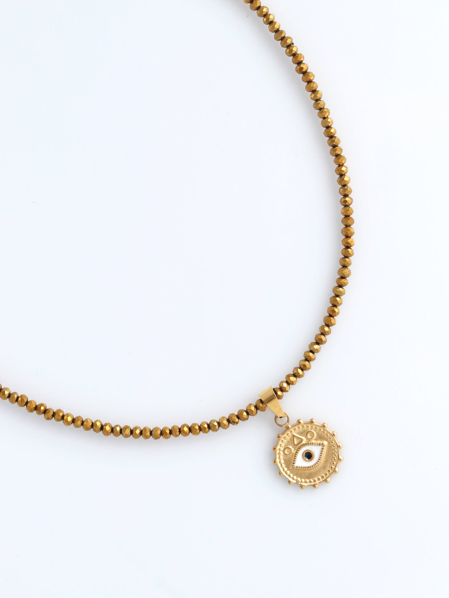 Golden Eye necklace