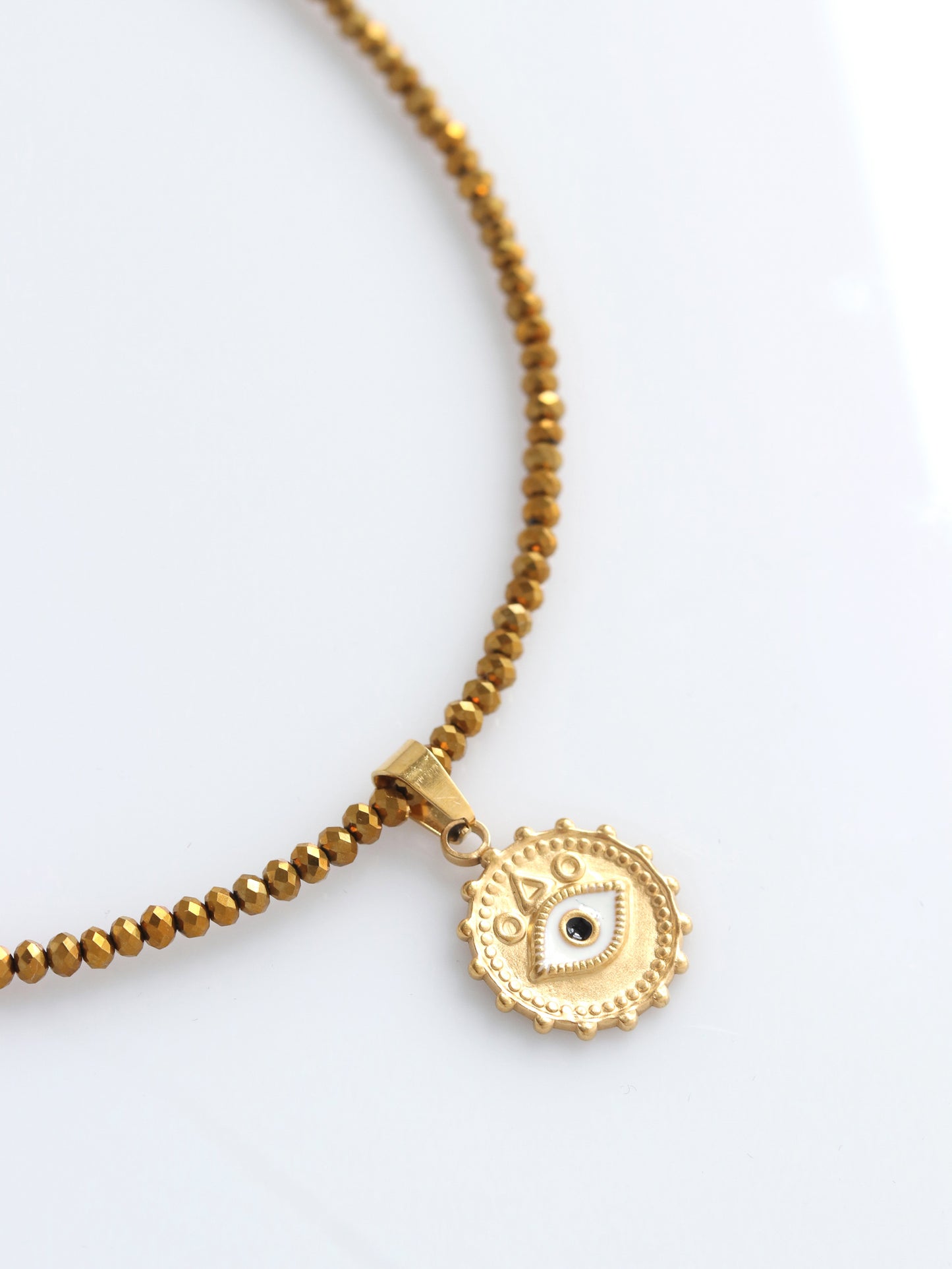 Golden Eye necklace