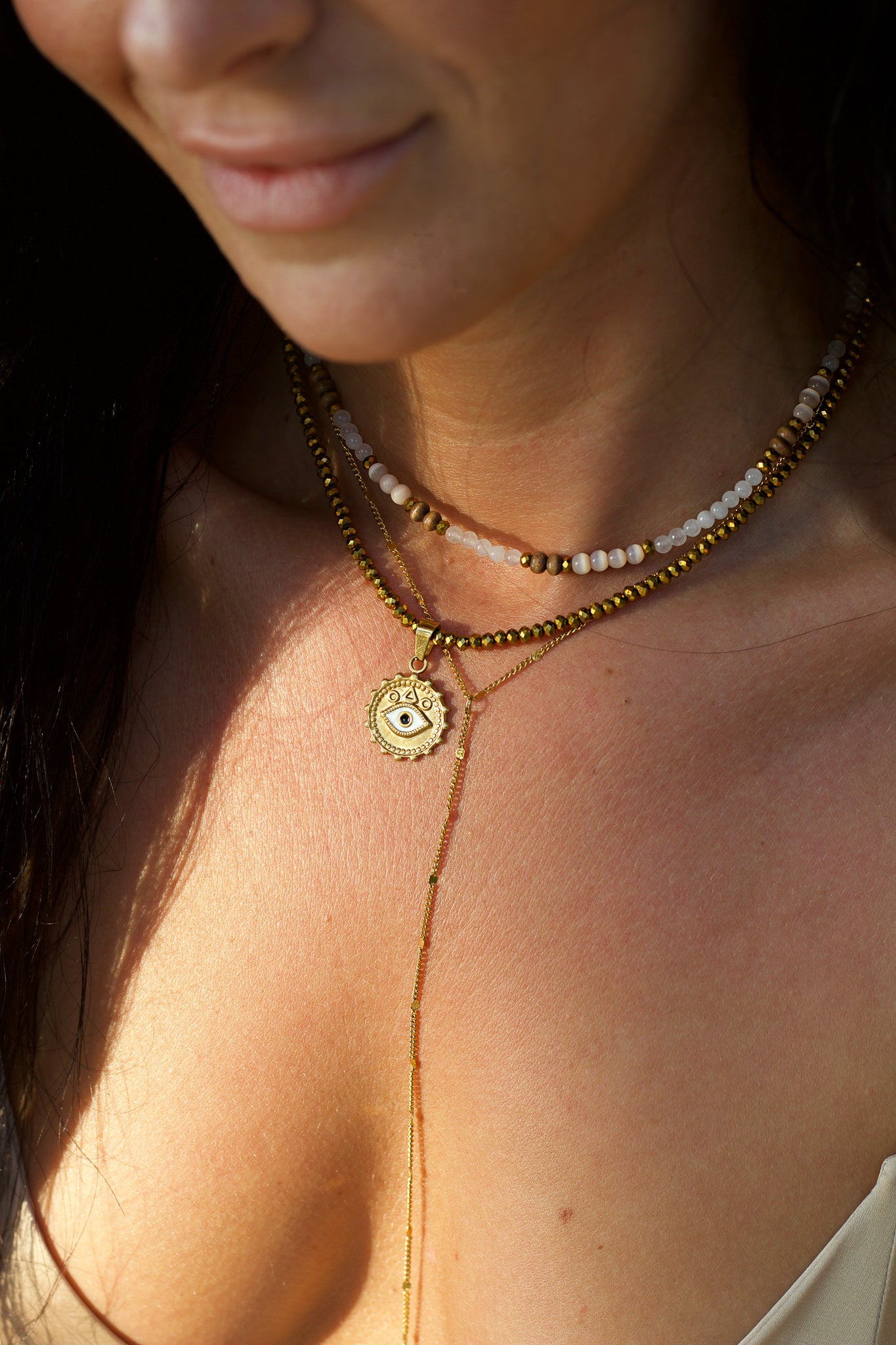Golden Eye necklace