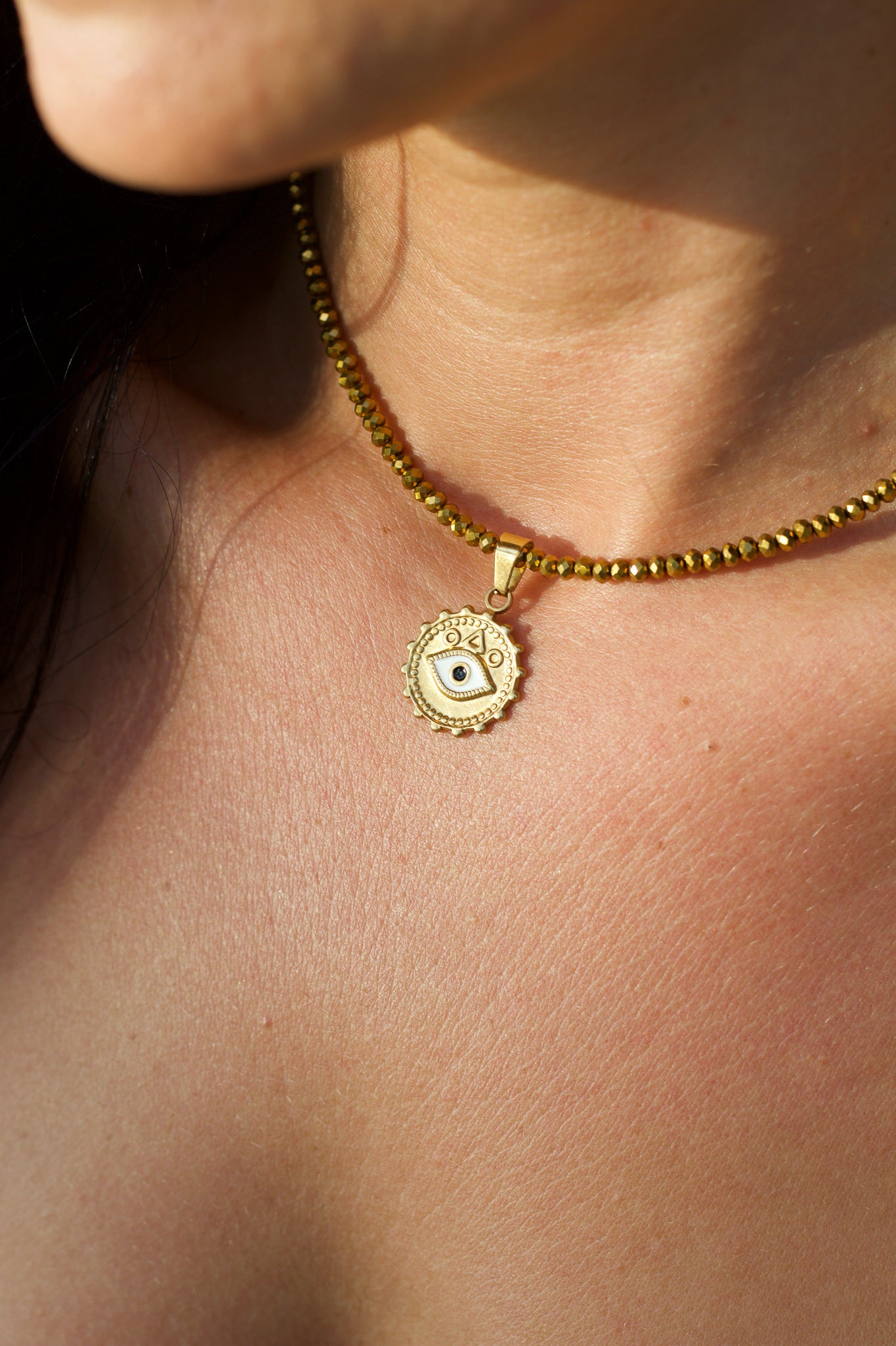 Golden Eye necklace