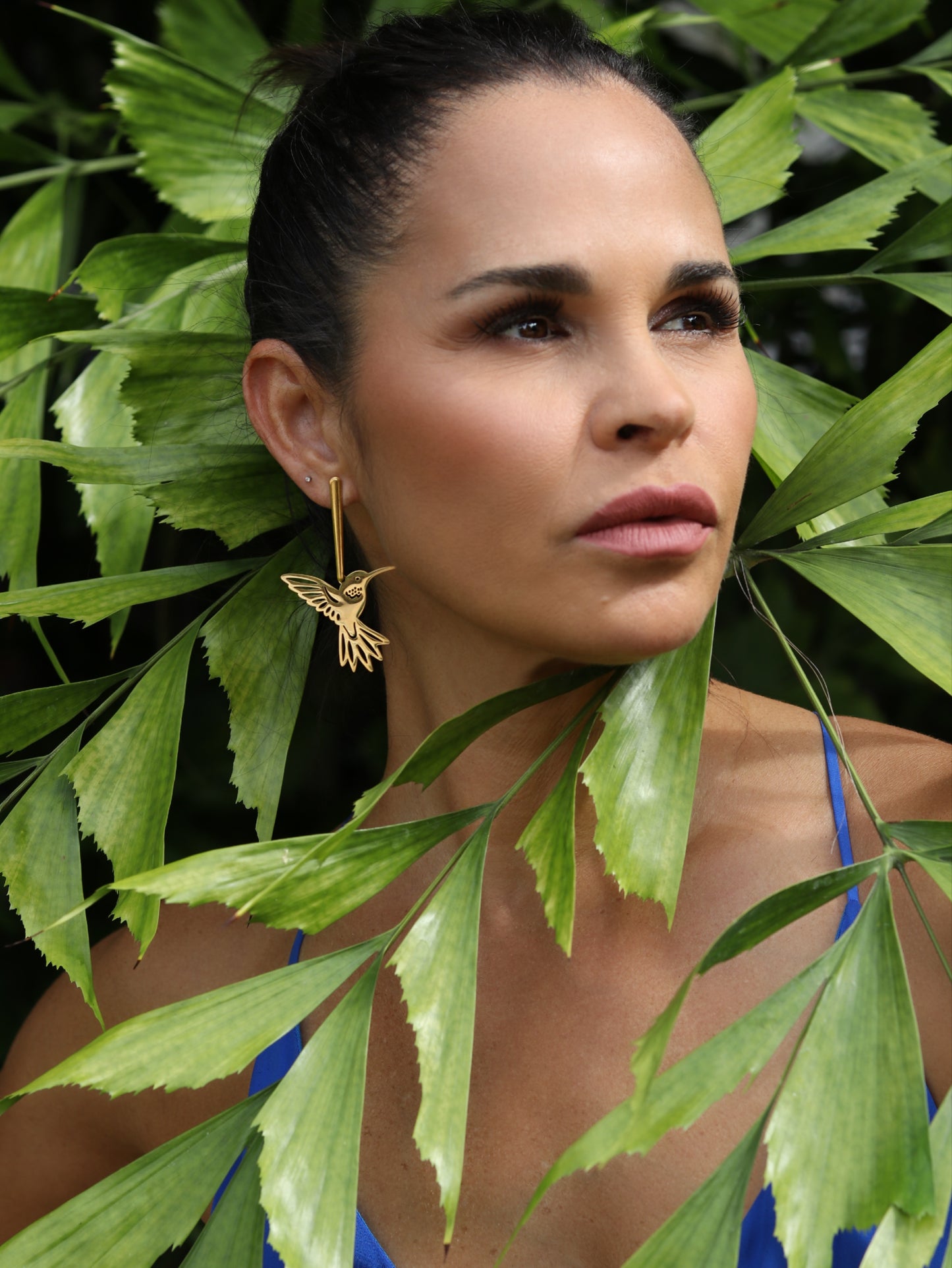 Hummingbird Gold Earrings