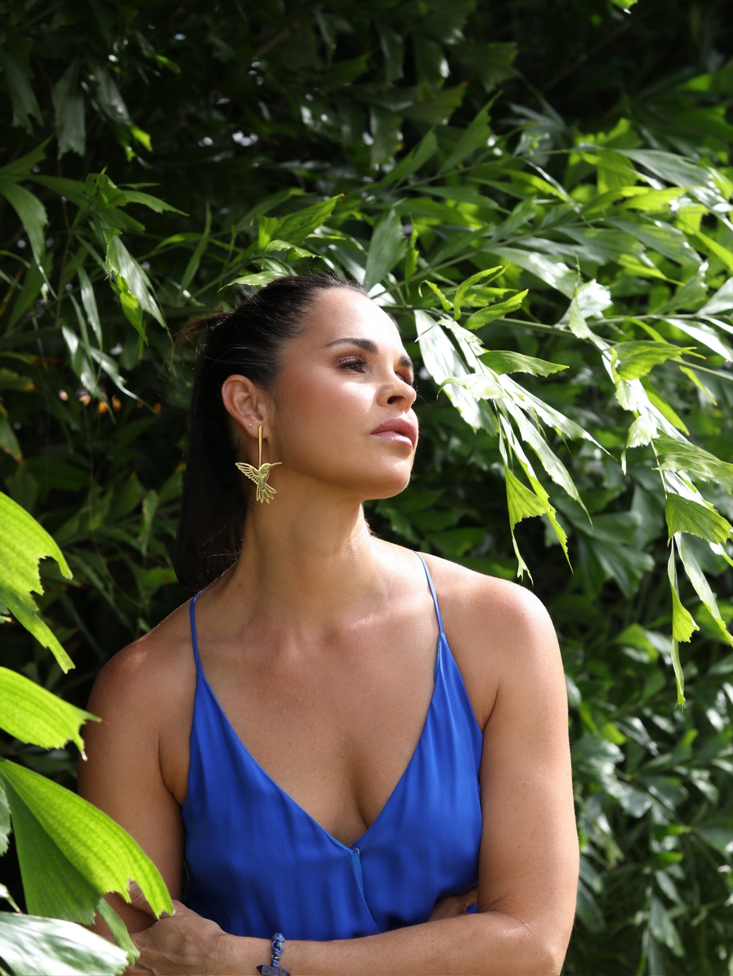 Hummingbird Gold Earrings