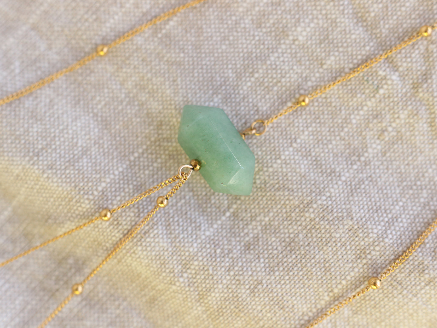 Green Fairy Aventurine body chain
