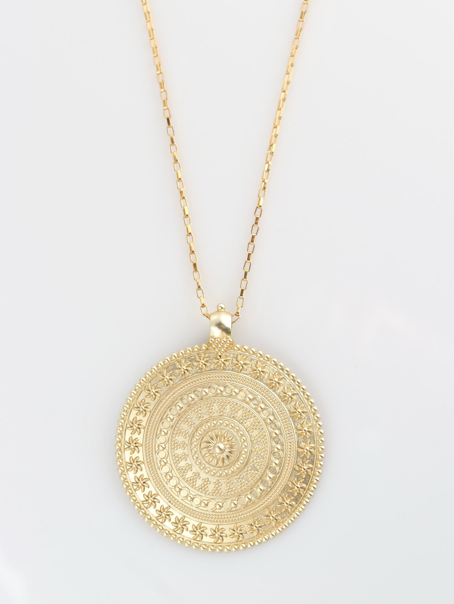 Jenelle Golden Sun necklace