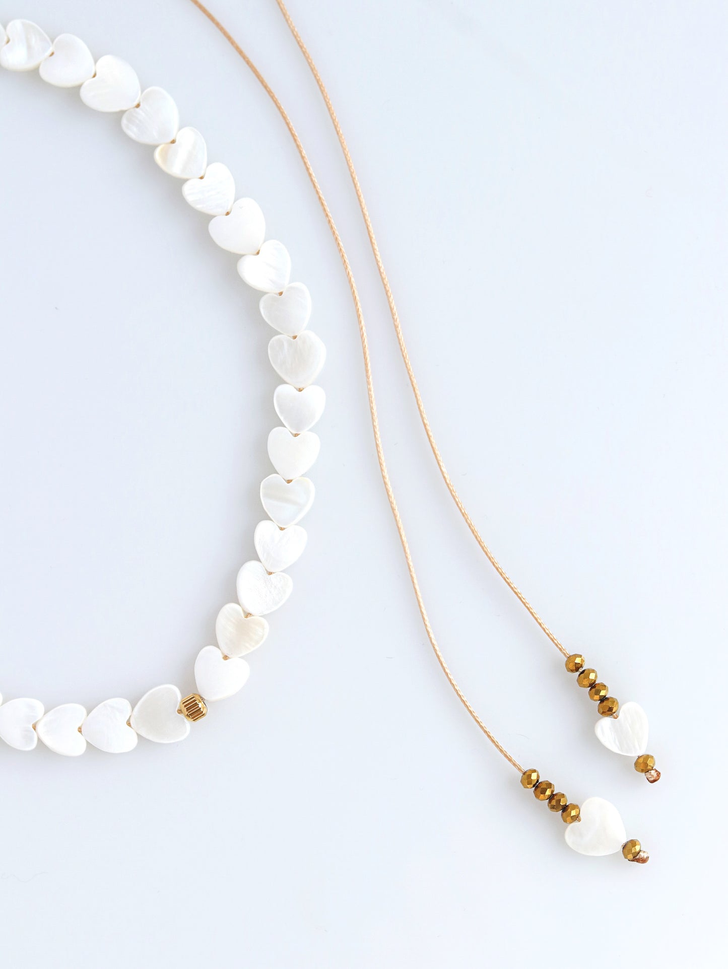 Naila heart shell necklace