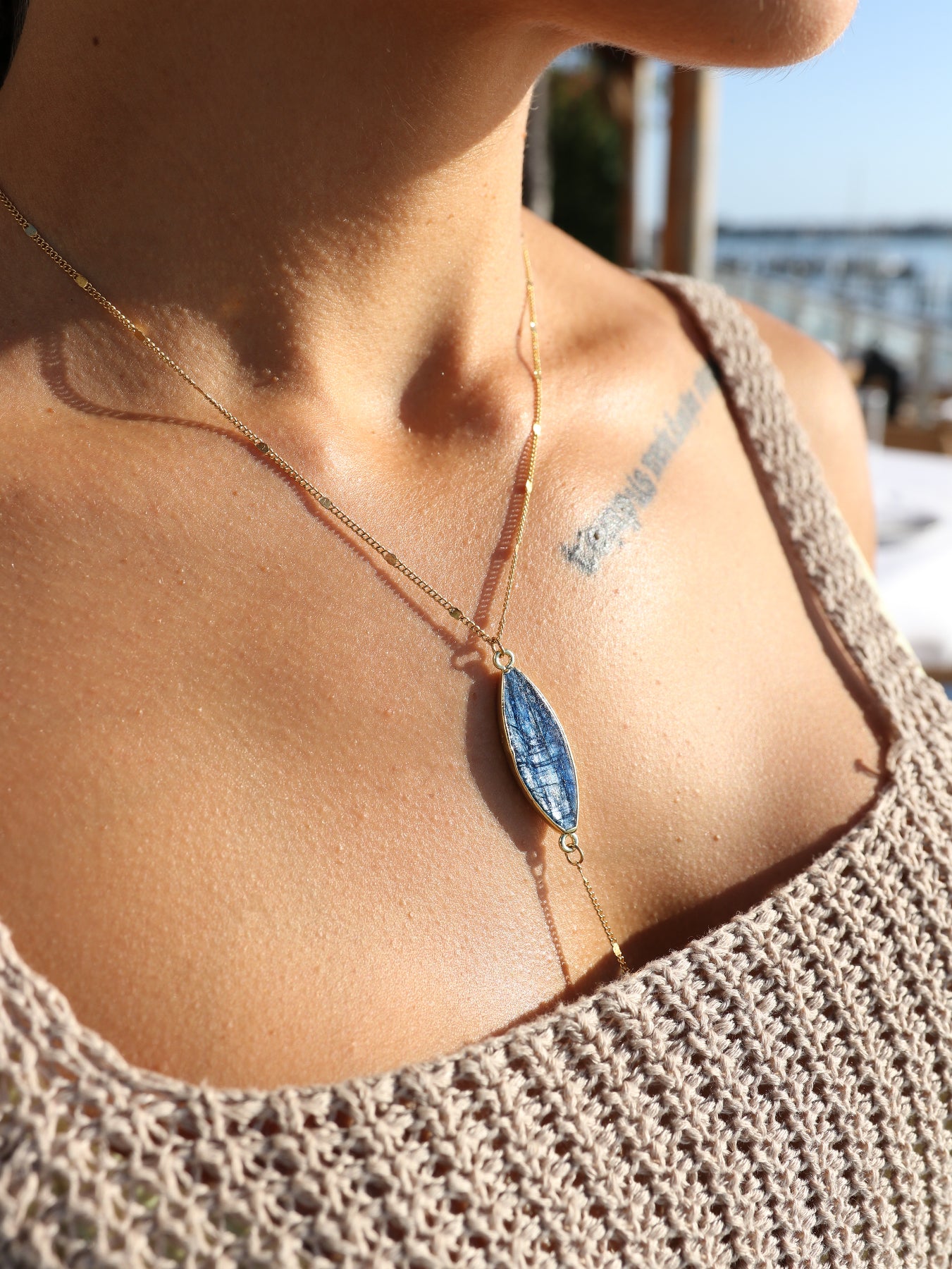 Serenity Blue Kyanite Body Chain