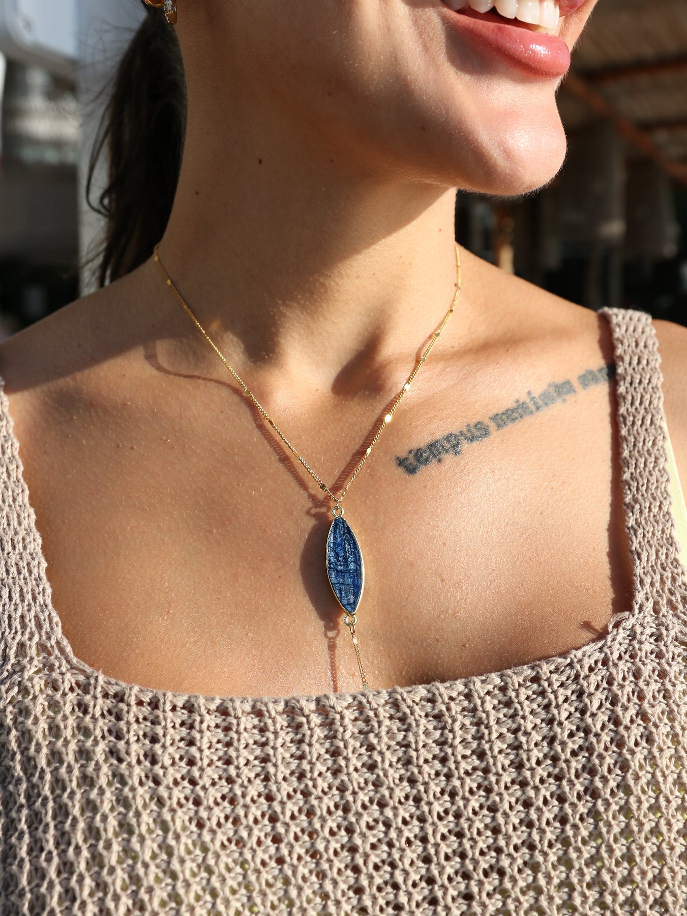 Serenity Blue Kyanite Body Chain