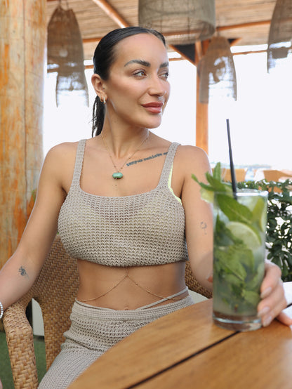 Green Fairy Aventurine body chain