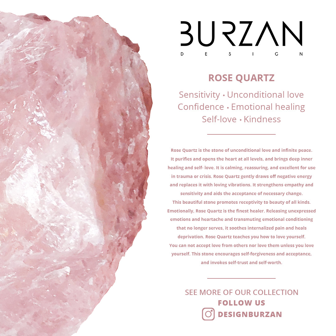 Rose Quartz Star Drop Earrings