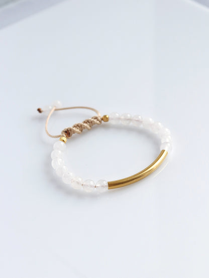 Halo White Jade bracelet