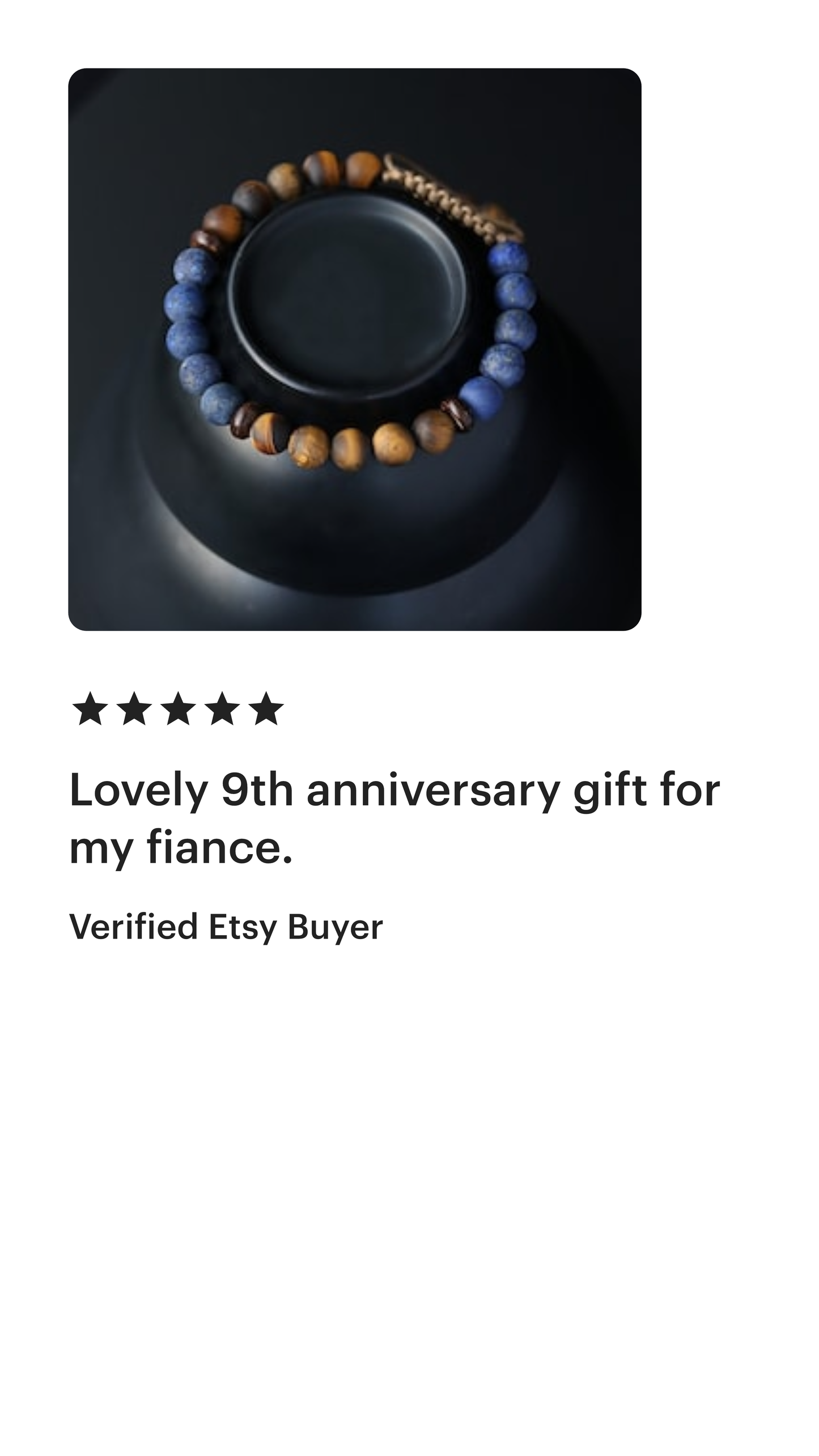 Lapis Lazuli with Tigers Eye men beaded bracelet