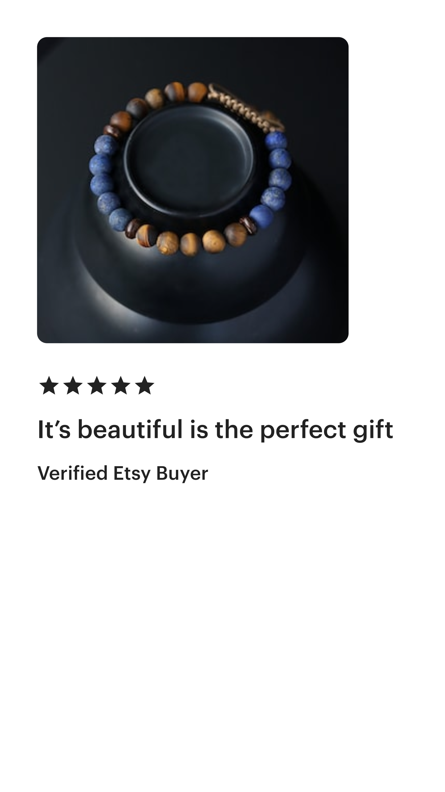 Lapis Lazuli with Tigers Eye men beaded bracelet