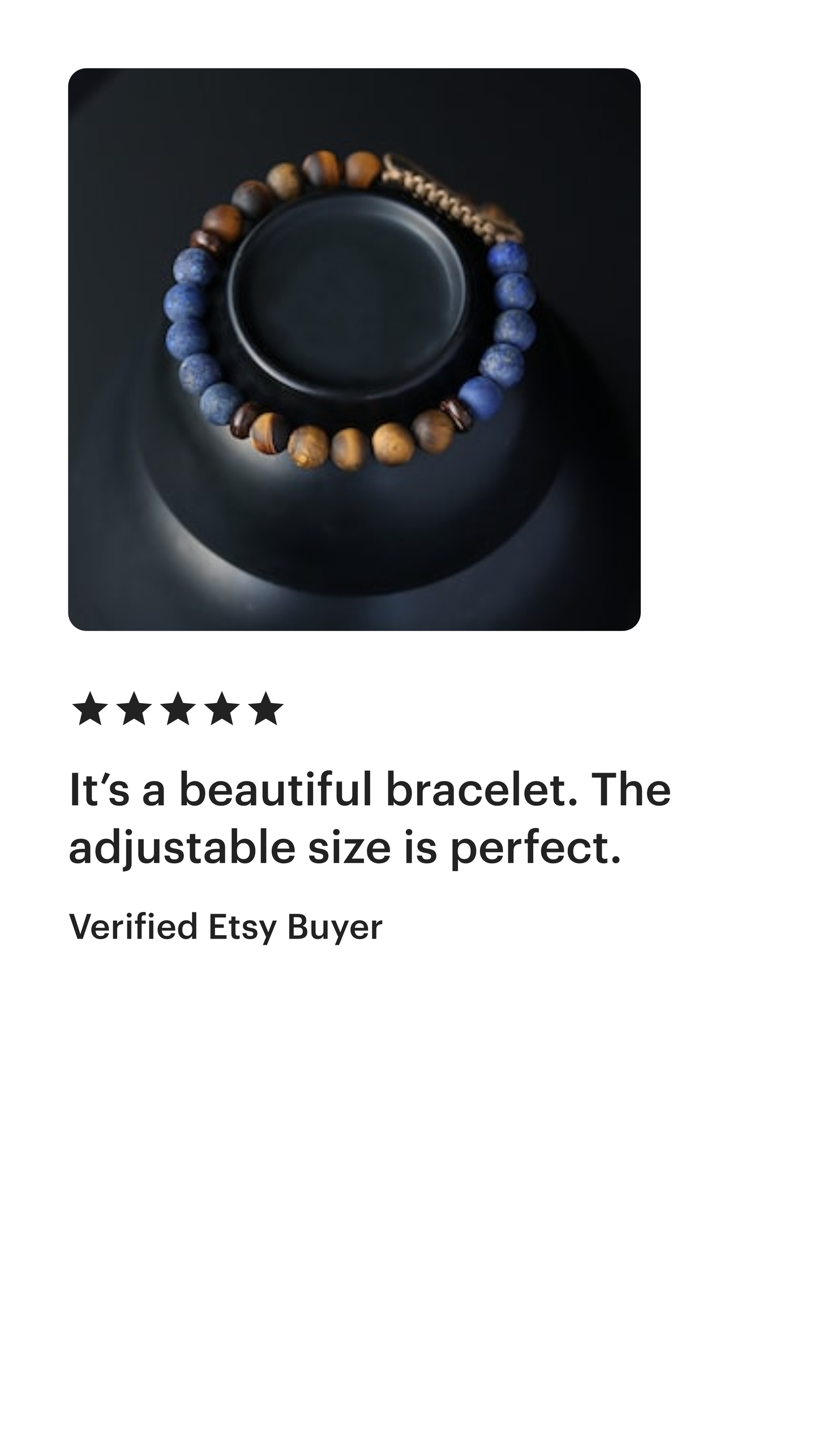 Lapis Lazuli with Tigers Eye men beaded bracelet