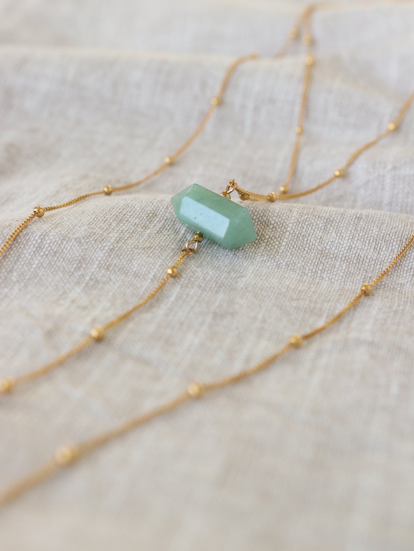 Green Fairy Aventurine body chain