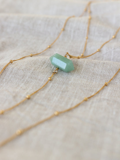 Green Fairy Aventurine body chain