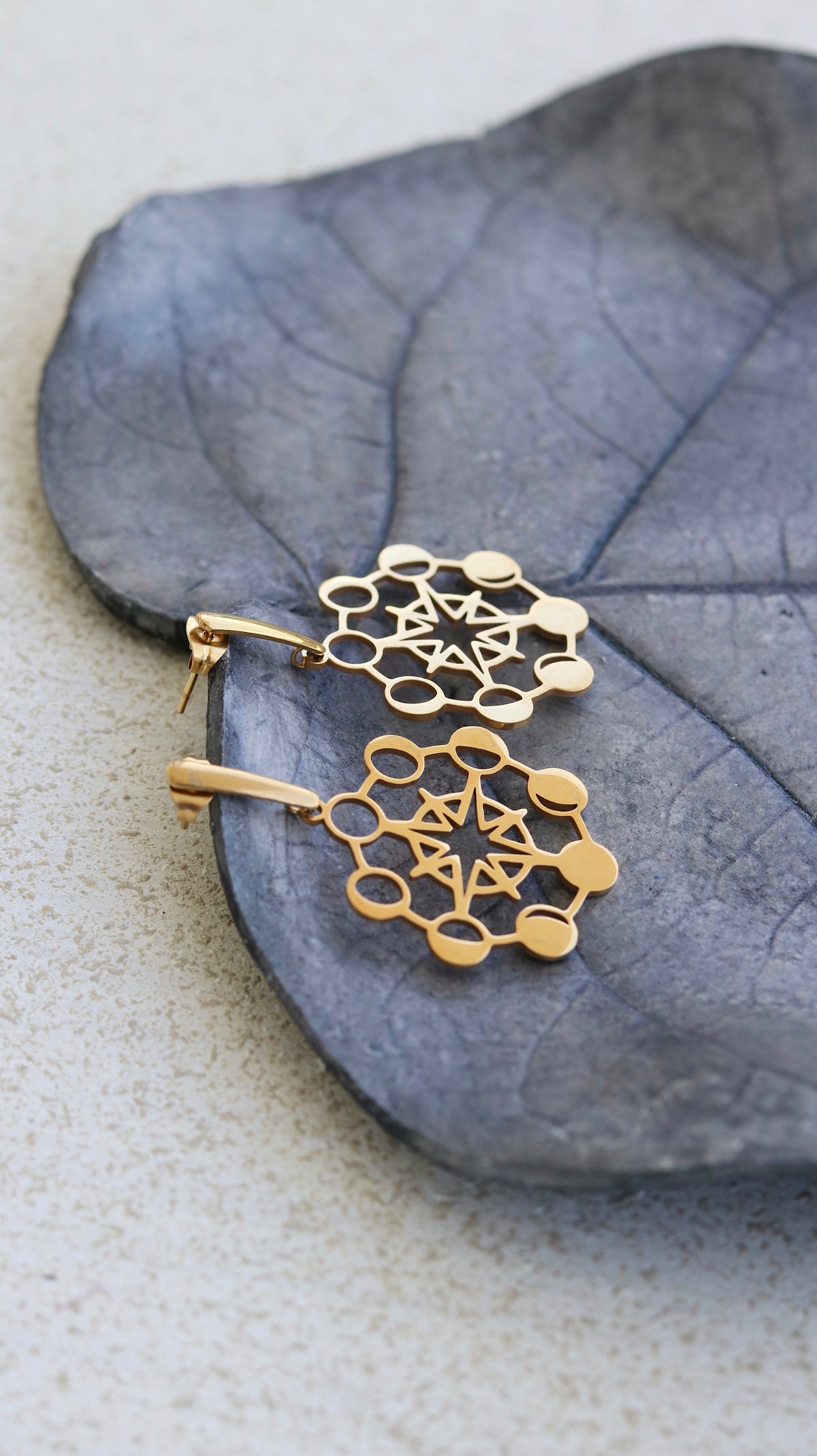 Moon Phases Drop Earrings
