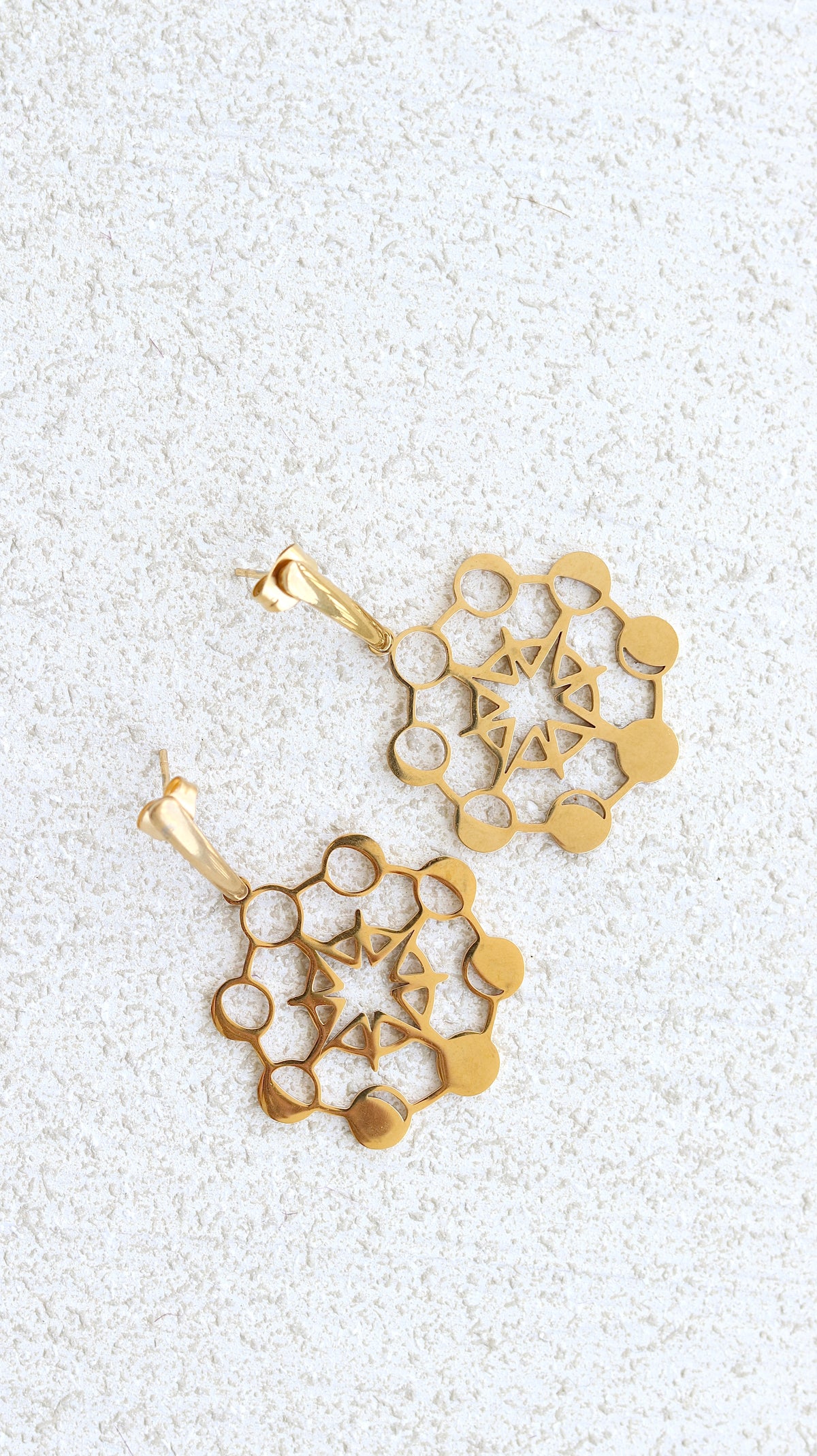Moon Phases Drop Earrings
