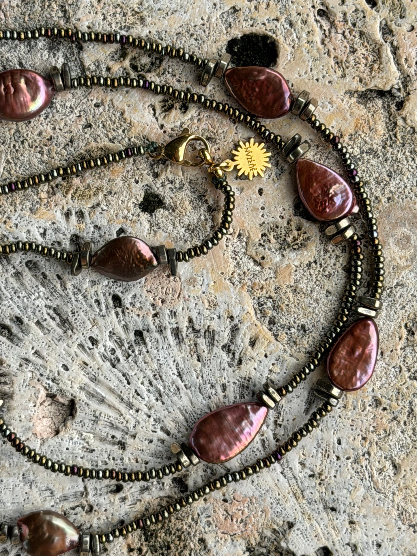 Raíz Necklace | Long Pearl Tassel Necklace