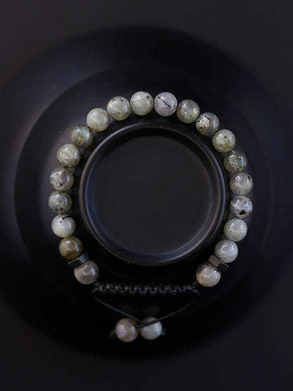 Men’s Labradorite Beaded Bracelet