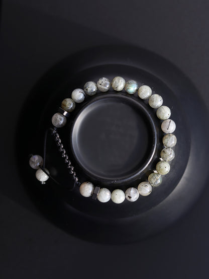 Men’s Labradorite Beaded Bracelet