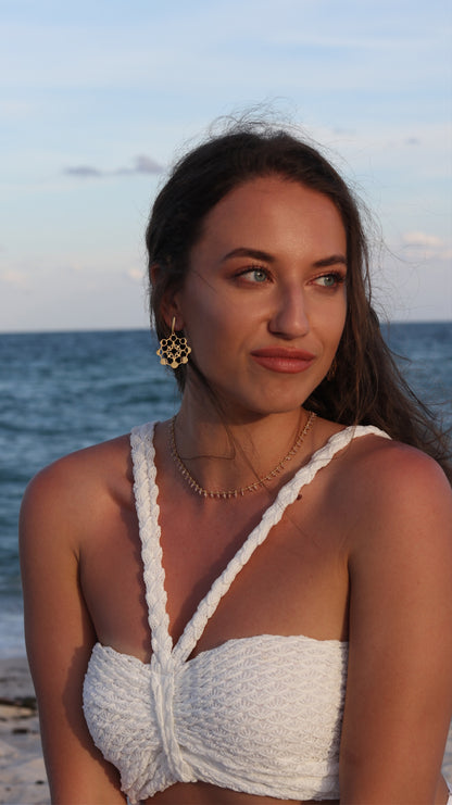 Moon Phases Drop Earrings