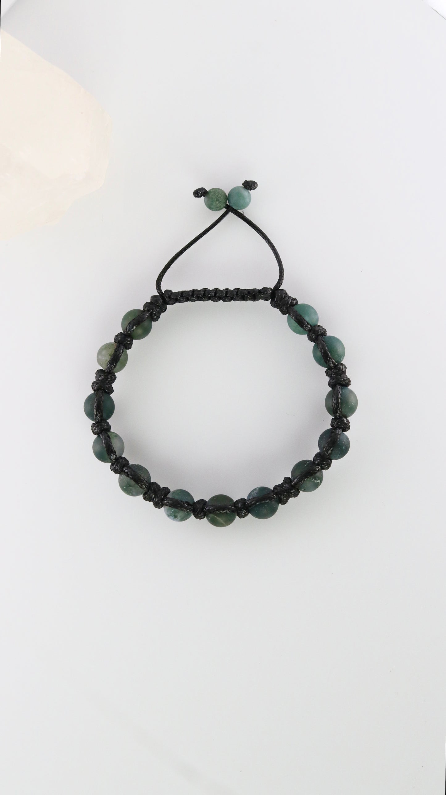 Men’s Moss Agate Cord Bracelet