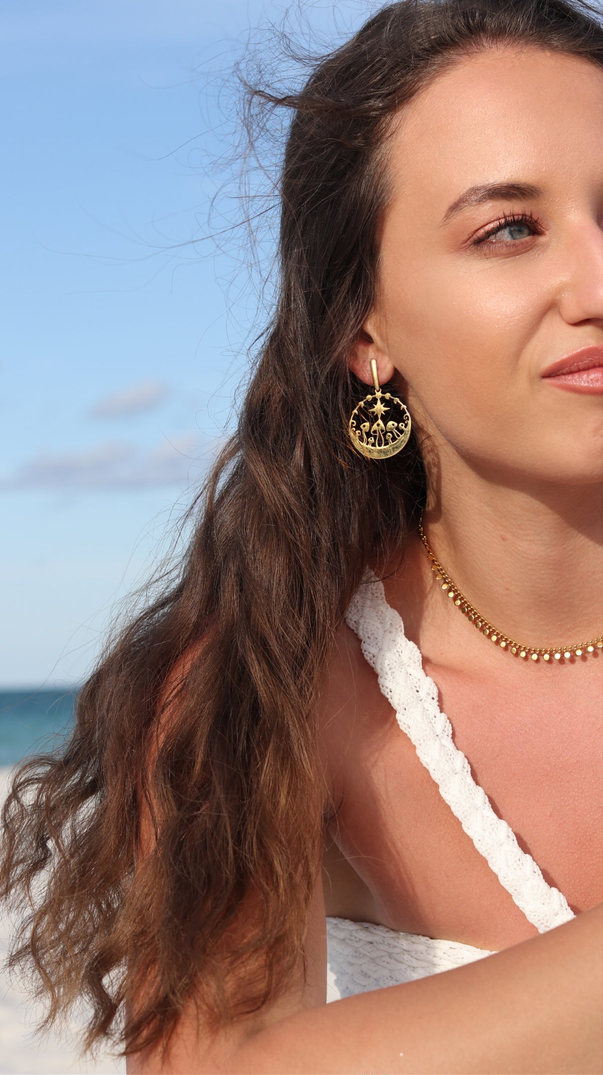Mushroom World Dangle Earrings