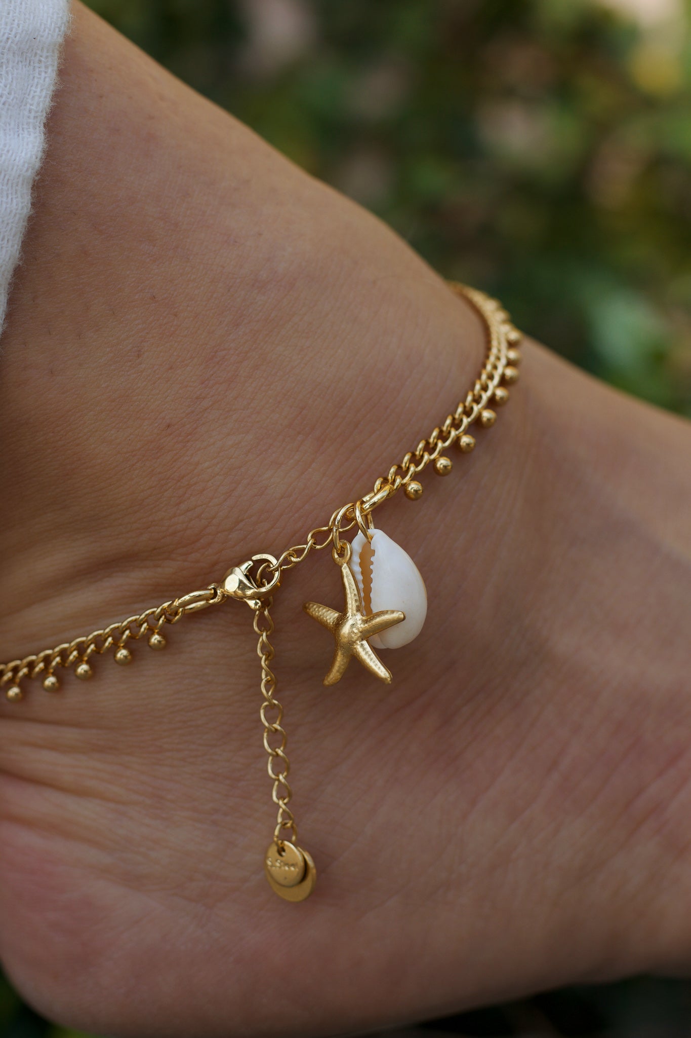 Ocean Gold anklet