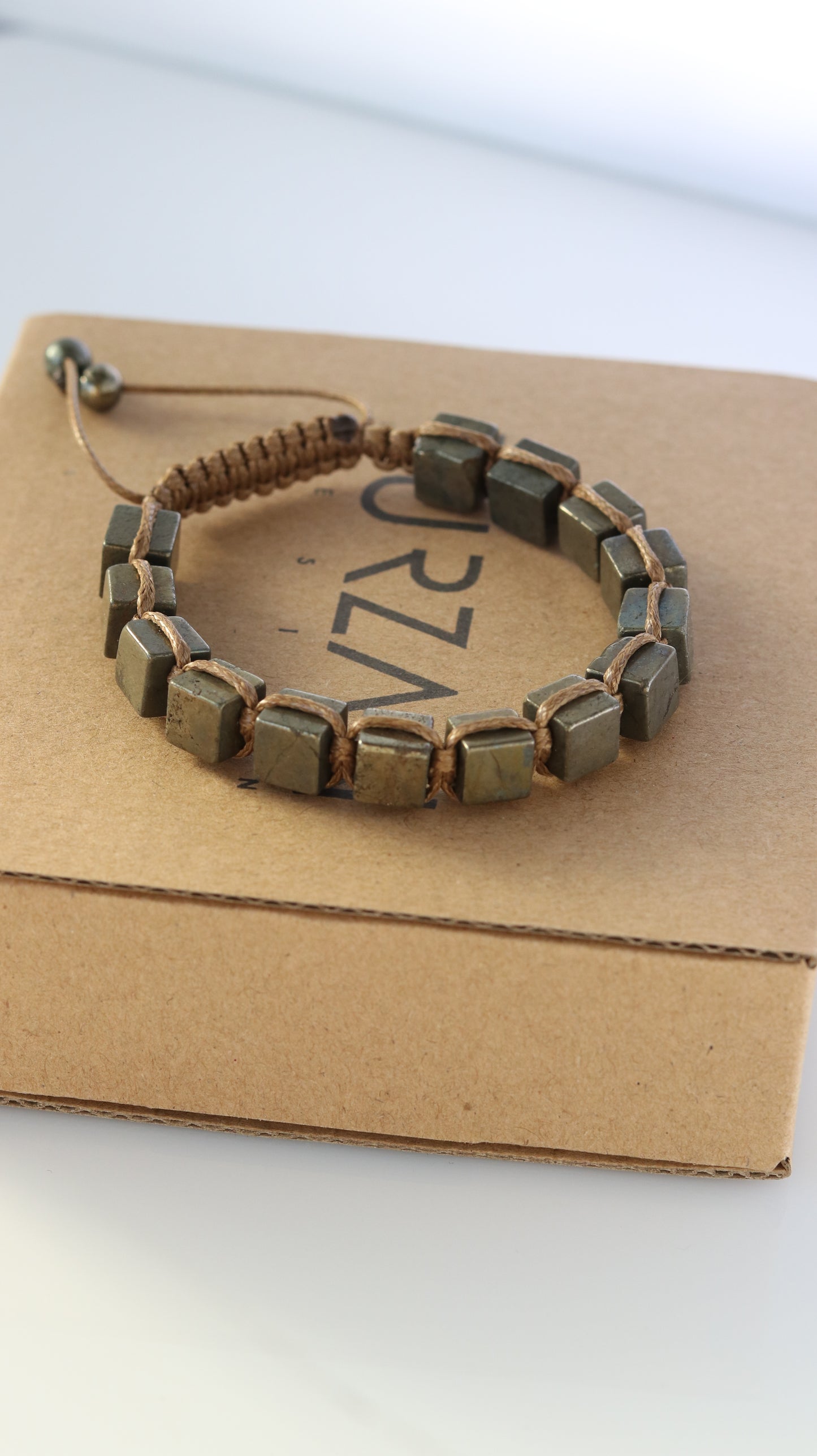 Pyrite Cube Macrame Bracelet for Men High Quality Natural Protection Gemstone Spiritual Healing Energy Stone Yoga Anniversary Gift for Him