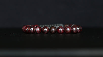Red Garnet Men's Bracelet