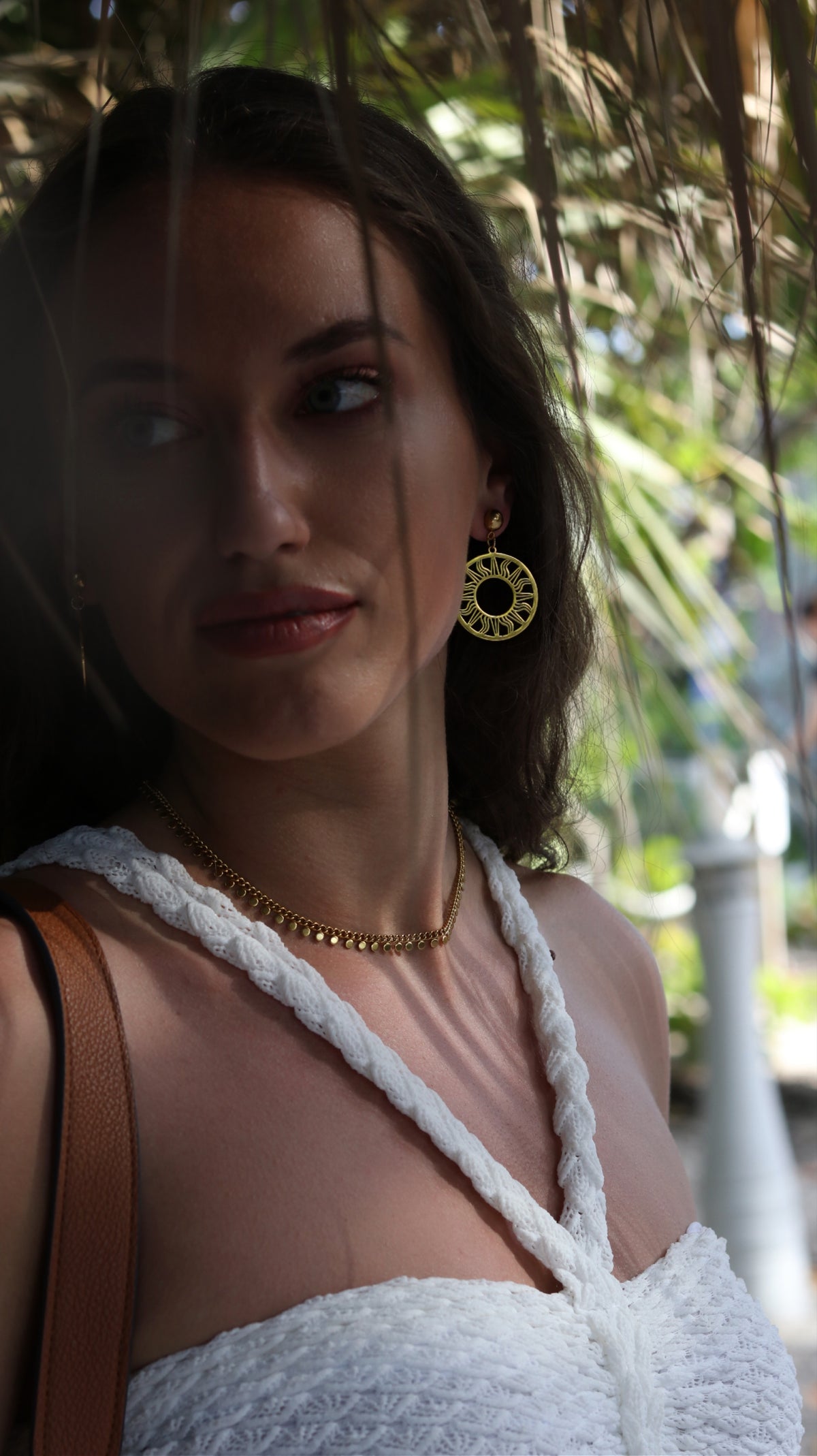 Sun Flares Drop Earrings