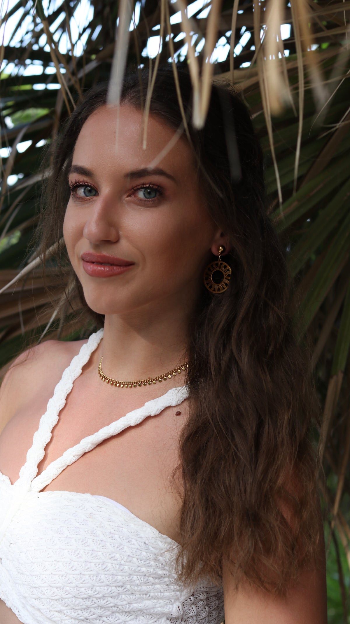 Sun Flares Drop Earrings